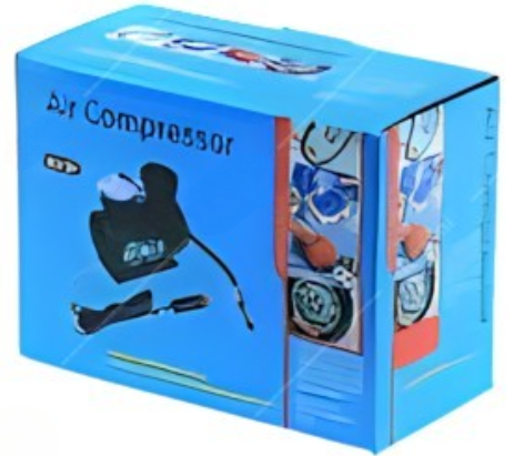 Mini 12V 300PSI Portable Car Air Pump Tyre Compressor | Fast Electric Tyre Inflator for Cars, Bikes & Motorcycles