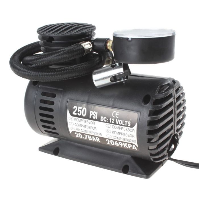 Mini 12V 300PSI Portable Car Air Pump Tyre Compressor | Fast Electric Tyre Inflator for Cars, Bikes & Motorcycles