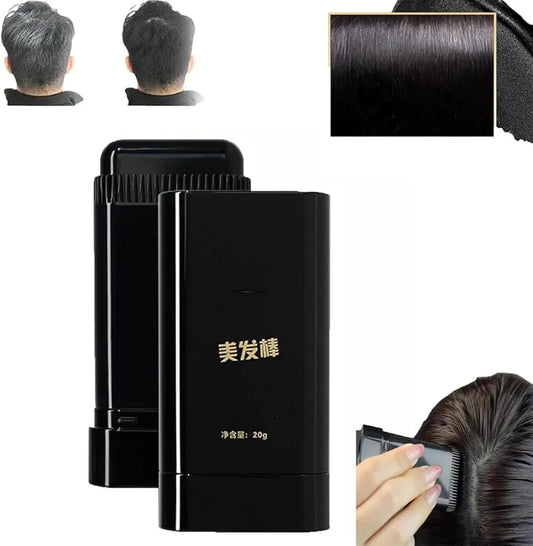 Hair Color Stick Instant Root Touch-Up 20g Black | Temporary Grey Hair Coverage & Root Concealer