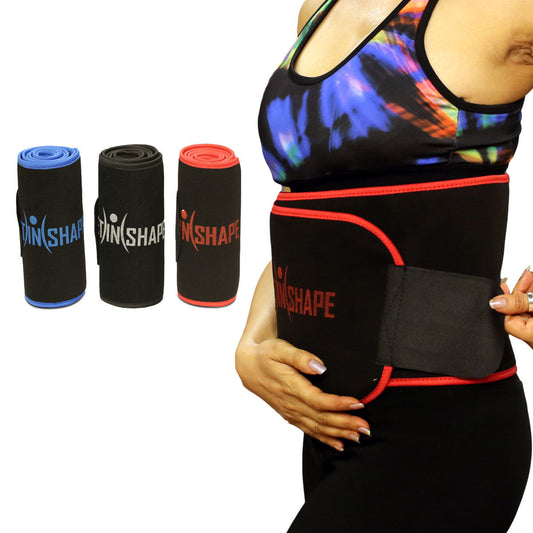 Slimming Waist Trimmer Belt for Men & Women | Adjustable Sweat Belt for Workout, Tummy Control & Waist Support