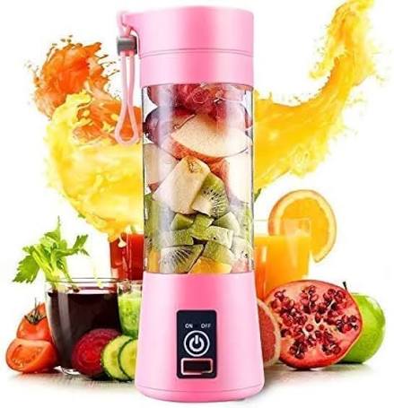 Portable 6-Blade USB Rechargeable Blender | Mini Smoothie Maker, Personal Juicer Cup & Fruit Juice Blender
